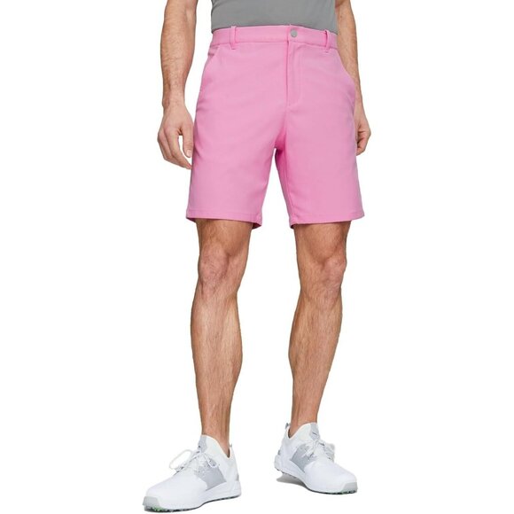 Puma 537788 Golf Dealer 8" Shorts Pink Mist ( 38 ) - Picture 1 of 5